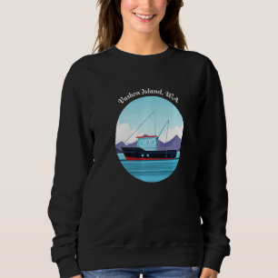Vashon Island Washington Fischerboot Fischer Sweatshirt