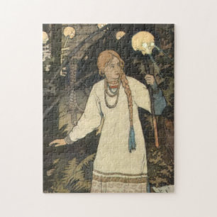 Vasilisa das Schöne an der Hütte von Baba Yaga - I Puzzle