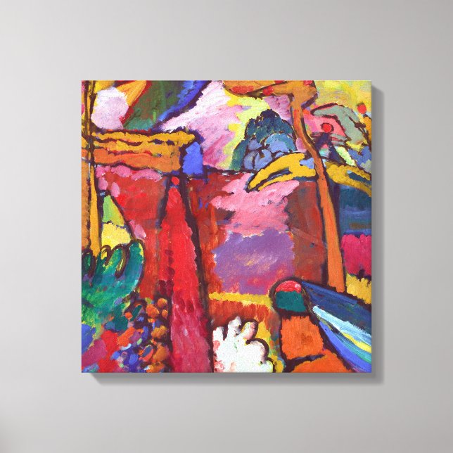 Vasily Kandisnky Garden of Liebe Leinwanddruck (Vorderseite)