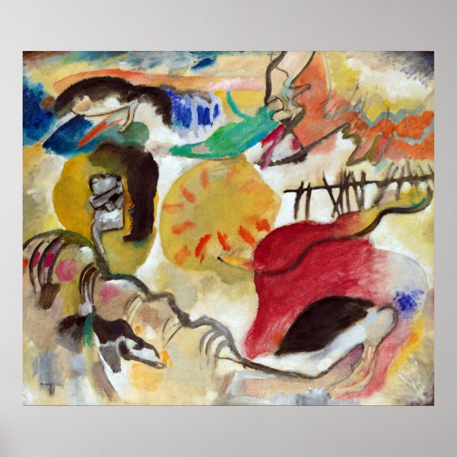 Vasily Kandisnky Garden of Liebe Poster (Vorne)