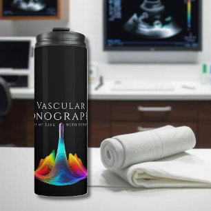 Vaskuläre Sonographen-farbige Ultraschallwellen Thermosbecher