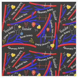 Vaskuläre Venen und Arterien Stoff