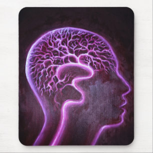 Vaskularisierung des menschlichen Gehirns Mousepad