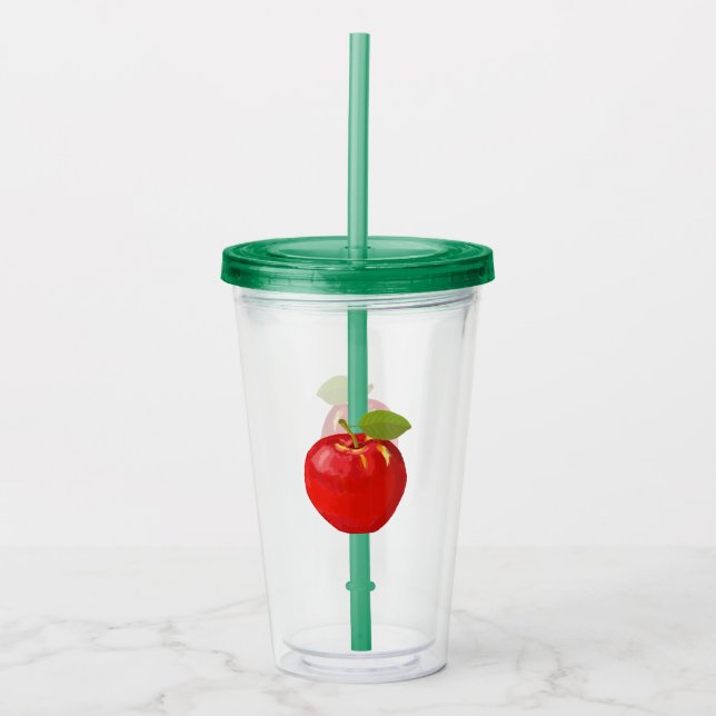 Vaso Acrílico Apple Acryltrinkbecher (Vorderseite)