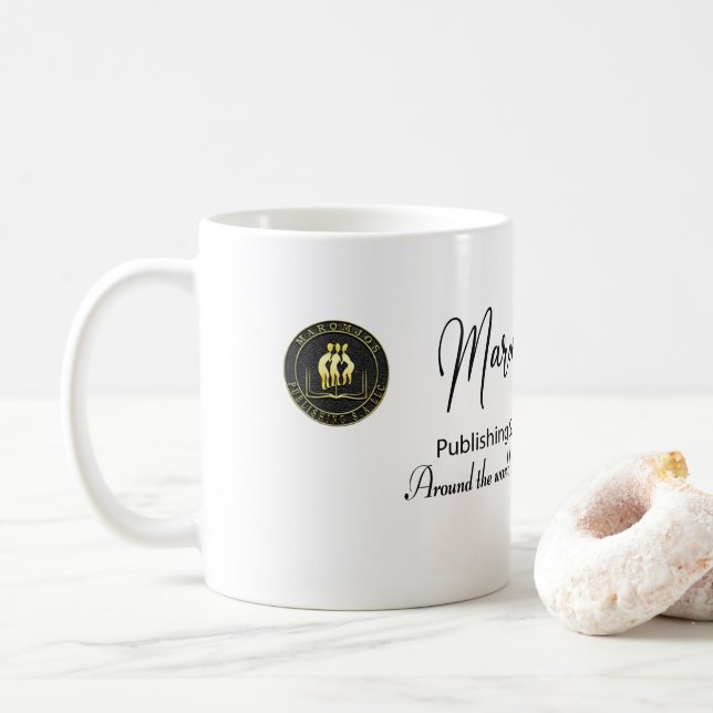 Vaso con la Marca de la empresa Maromjos SA Kaffeetasse (Mit Donut)