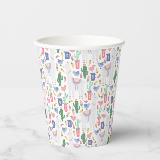 Vaso de papel de la colección Oh, Llama Llama Pappbecher (Vorderseite)