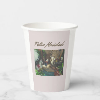 Vaso de papel descarable para navidad pappbecher