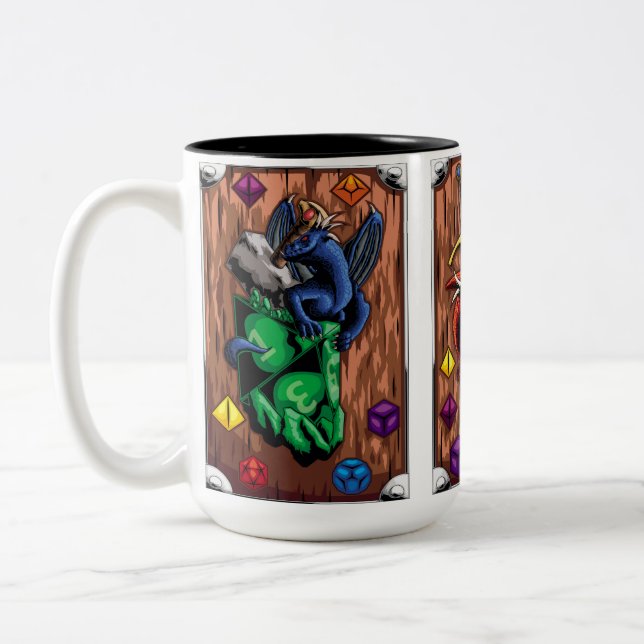 Vaso del Amo del Juego Zweifarbige Tasse (Links)