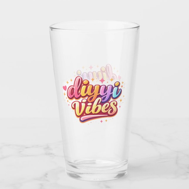 Vaso Shaker de Cristal para Bebidas Glas (Vorderseite)