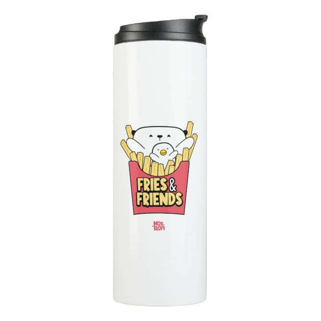 Vaso térmico│Fries and friends Thermosbecher (Nach links gedreht)