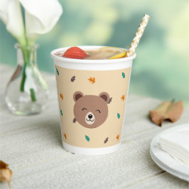 Vasos De Papel Baby Shower, Animales del Bosque Pappbecher