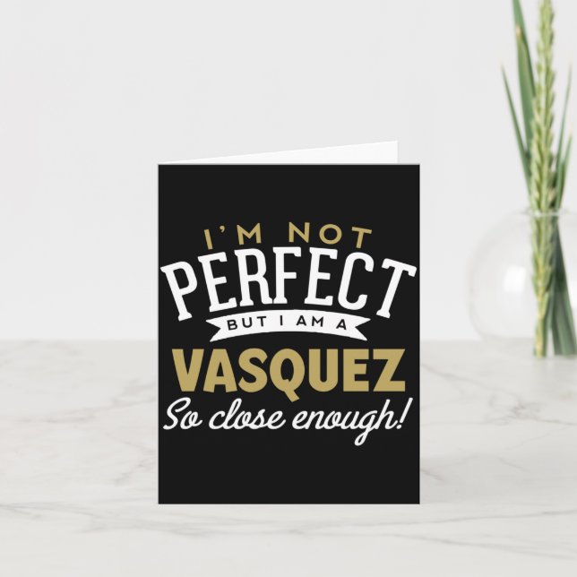 Vasquez Karte (Vorderseite)