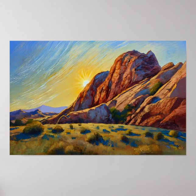 Vasquez Rocks - Poster (Vorne)