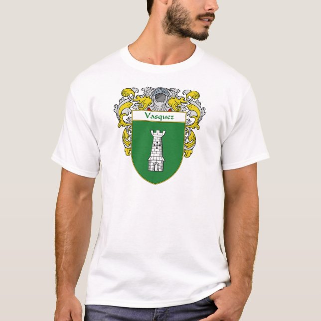 Vasquez Wappen (überzogen) T-Shirt (Vorderseite)