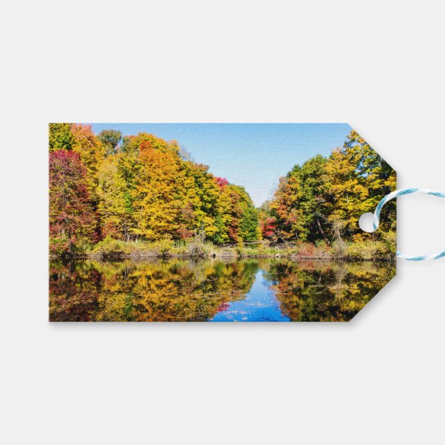 Vassar Farms Pond Geschenkanhänger (Vorderseite (Horizontal))