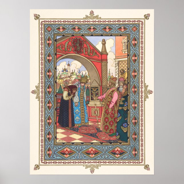 Vassilissa, Messe von Boris Zvorykin Poster (Vorne)