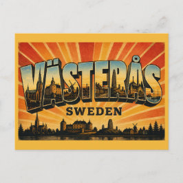 Västerås Schweden Antike Wikinger-Stadt Postkarte