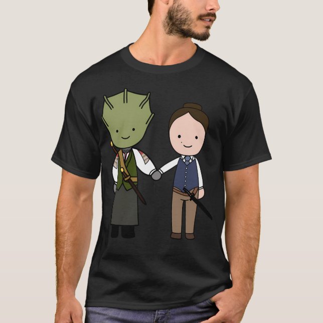 Vastra Jenny Kawaii Cartoon Design T-Shirt (Vorderseite)