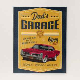 Vater 1967 Muscle Car Garage Jigsaw Puzzle