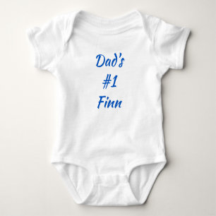 Vater #1 Finn finnischer Baby One-Piece Baby Bodys Baby Strampler