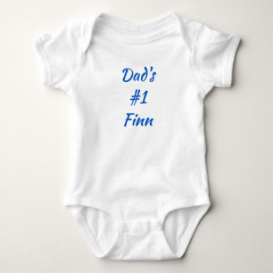 Vater #1 Finn Finnischer Baby One-Piece Baby Bodys Strampler