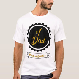 Vater 1 in Qualität - weißes Shirt