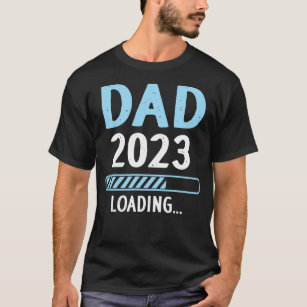 Vater 2023 Ankündigung von Schwangerschaft und neu T-Shirt