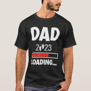 Vater 2023 lädt zum ersten Mal neues Dad Outfit T-Shirt