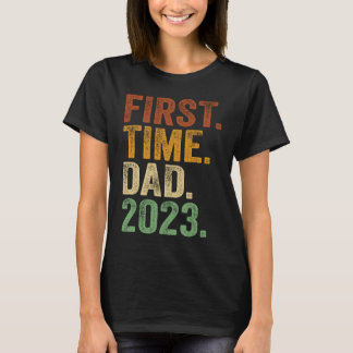 Vater 2023 Vater zum ersten Mal Vater zu sein, Pap T-Shirt