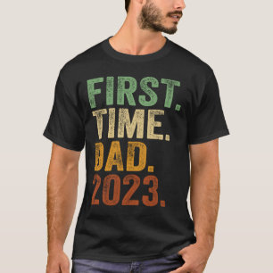 Vater 2023 Vater zum ersten Mal Vater zu sein, Pap T-Shirt