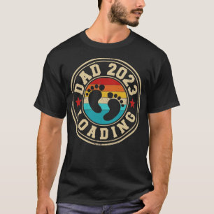 Vater 2023 Vintages Retro für neue Papa Fathe lade T-Shirt