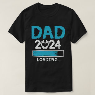 Vater 2024 Ankündigung von Schwangerschaft und neu T-Shirt