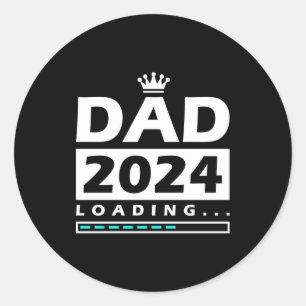 Vater 2024 Ladung Vater Runder Aufkleber