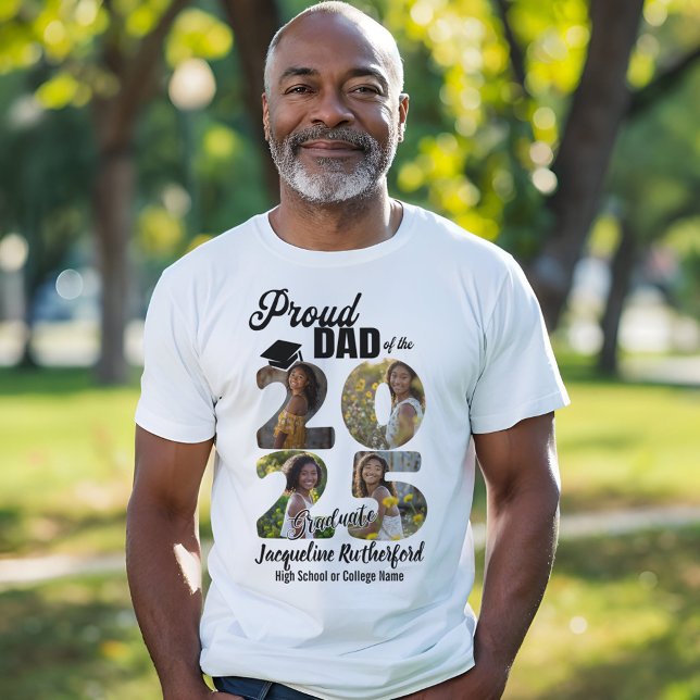 Vater 2025 T-Shirt (Dad of 2025 Graduate T-Shirt)