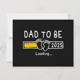 Vater 2025 Vater soll 2025 Papa zum Ziel haben Feiertagskarte