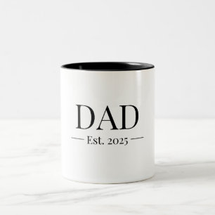 Vater 2025 zweifarbige tasse