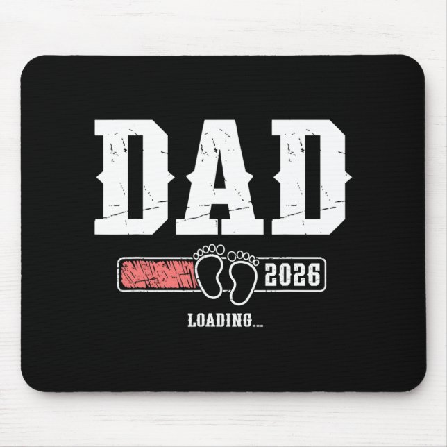 Vater 2026 Loading Papa Est. 2026, Vater 2026 Neue Mousepad (Vorne)