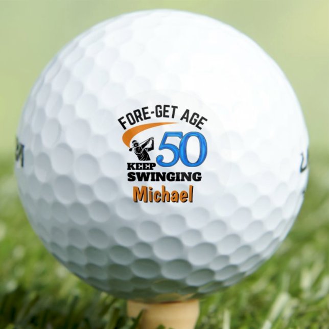 Vater 50. Geburtstagsgeschenk Lustiges FORE-get Al Golfball (Von Creator hochgeladen)