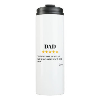 Vater 5 Star Review | Unglaubliches Vater-Geschenk Thermosbecher