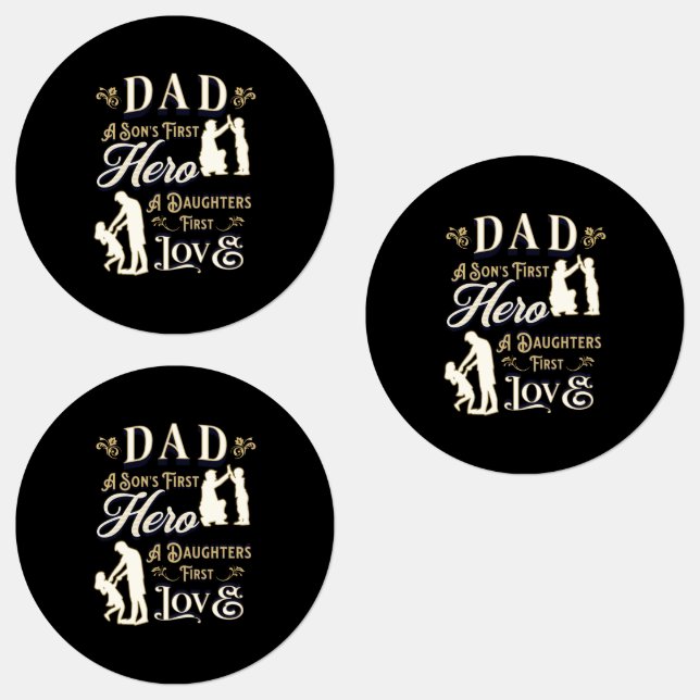 Vater A Son's erste A Daughters erste Liebe Etiketten (Gruppe)