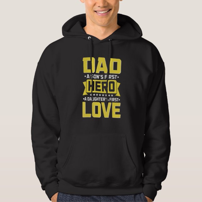 Vater A Sons First Held A Daughters Erste Liebe 1 Hoodie (Vorderseite)