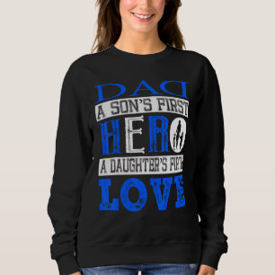 Vater A Sons First Held A Daughters Erste Liebe Sweatshirt