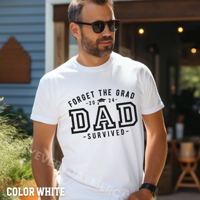 Vater Abschluss-Vergessen Sie den Grad Vater Überl T-Shirt (Von Creator hochgeladen)