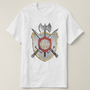 Vater adelt Kampf-Wappen T-Shirt