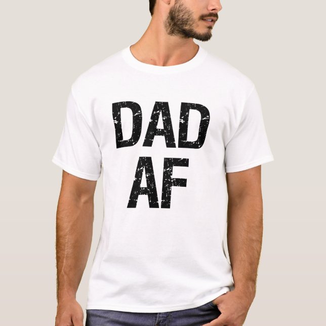 Vater AF lustiges Vater Shirt (Vorderseite)