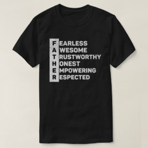 Vater Akronym Der beste Vater aller Zeiten Vaterta T-Shirt