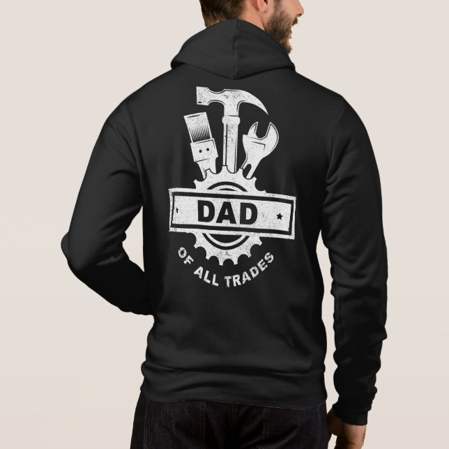 Vater aller Geschäfte - Vintage Handywerkzeuge von Hoodie (Rückseite)