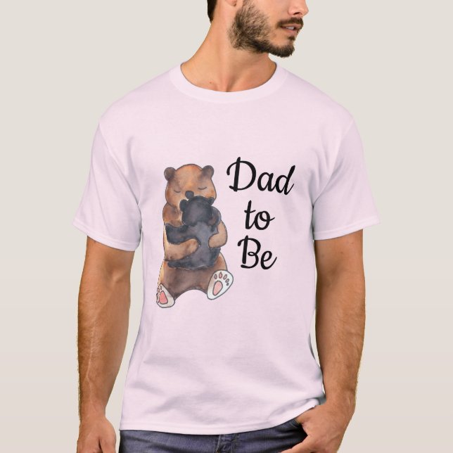 Vater als Waldbär T-Shirt (Vorderseite)