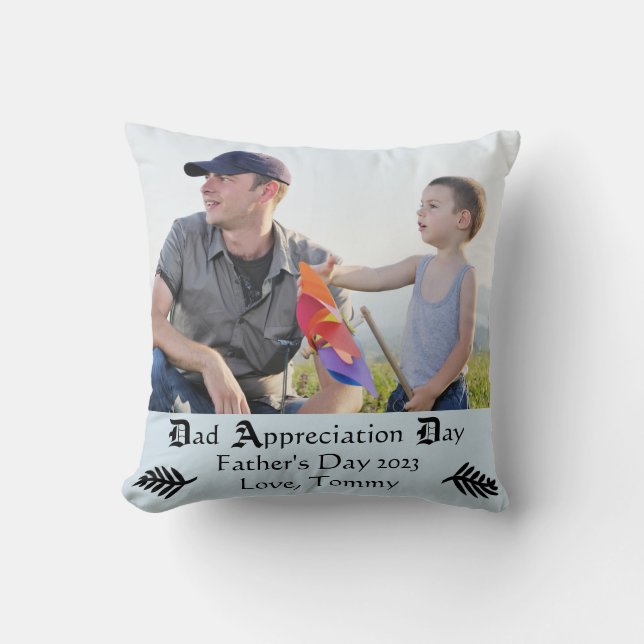 Vater-Anerkennungs-Tag - quadratisches Kissen (Vorderseite)