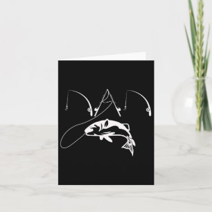 Vater-Angeln-Fischer-Vater-Vatertagsgeschenk-Shirt Karte